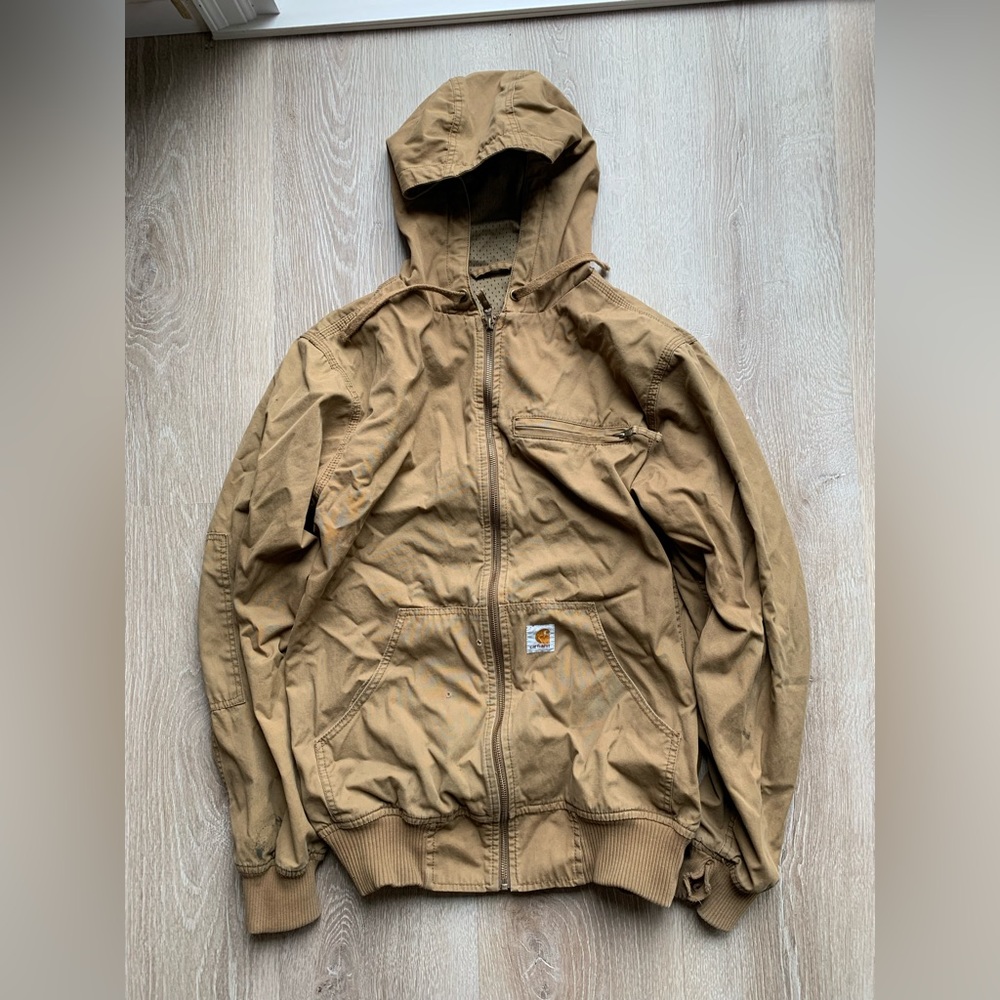 Vintage Carhartt Hooded Zip Up Jacket